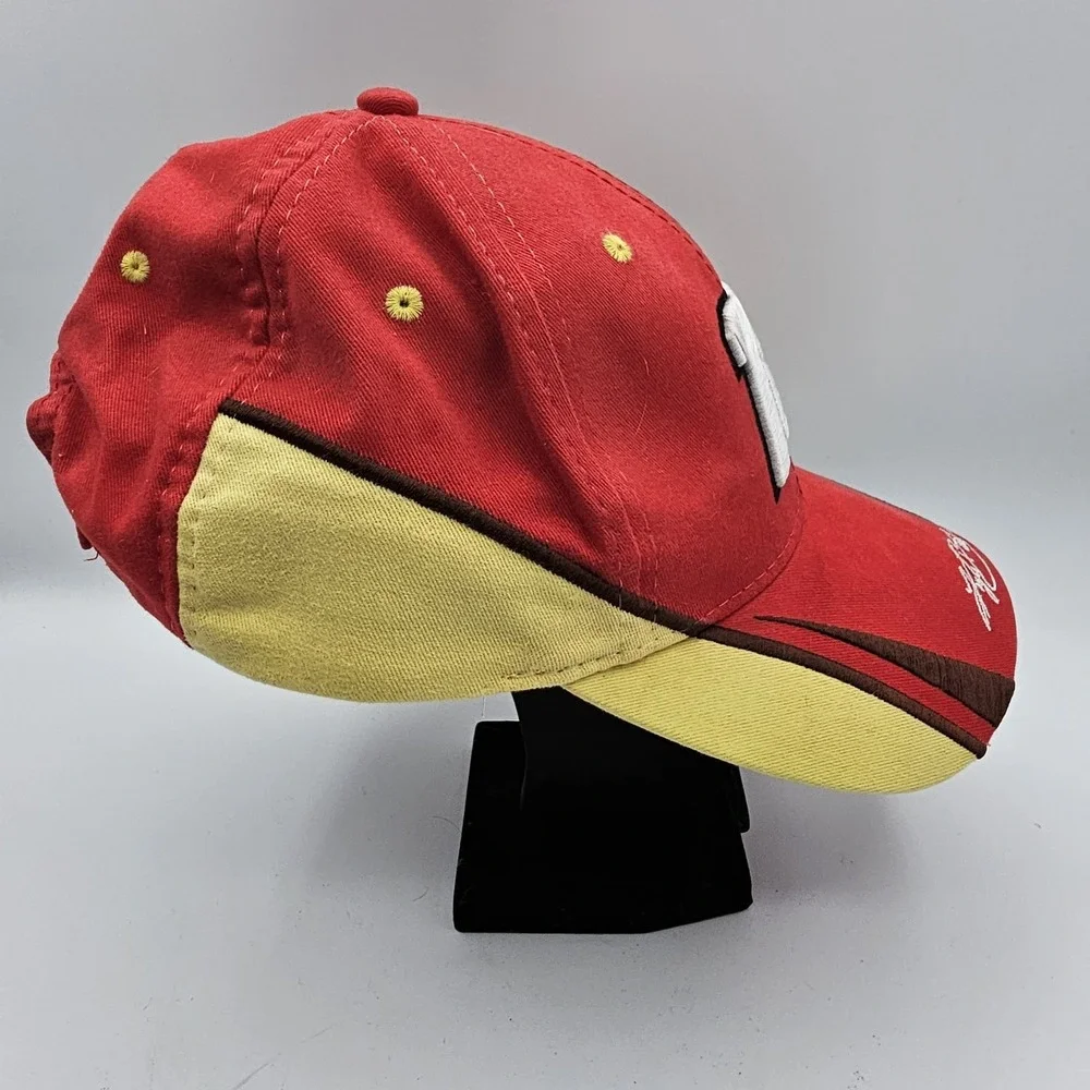 Winner's Circle Kyle Busch #18 NASCAR M&M's Racing Adjustable Hat Cap Red OSFA